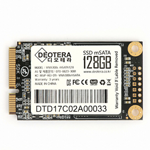 디오테라 VIVA 300S LITE mSATA (128GB)
