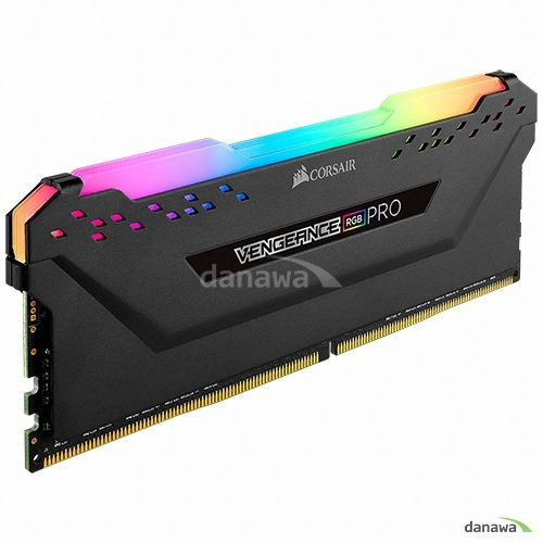 CORSAIR DDR4 64G PC4-24000 CL15 VENGEANCE PRO RGB BLACK (8Gx8)
