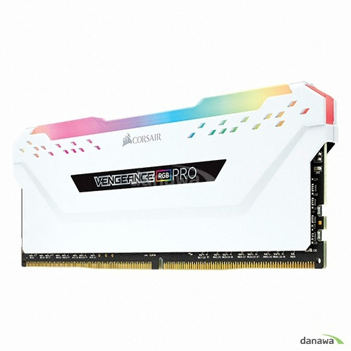 CORSAIR DDR4 16G PC4-21300 CL16 VENGEANCE PRO RGB WHITE (8Gx2)