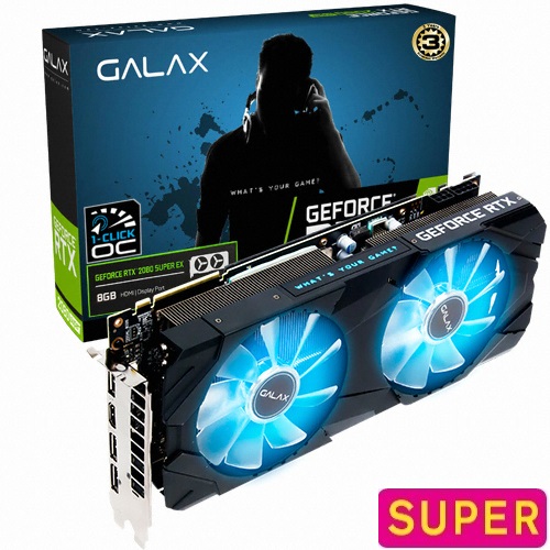 갤럭시 GALAX 지포스 RTX 2080 SUPER EX BLACK OC D6 8GB