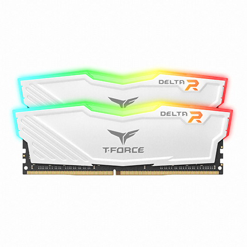 TeamGroup T-Force DDR4-3200 CL16 Delta RGB 화이트 패키지 서린 (64GB(32Gx2))