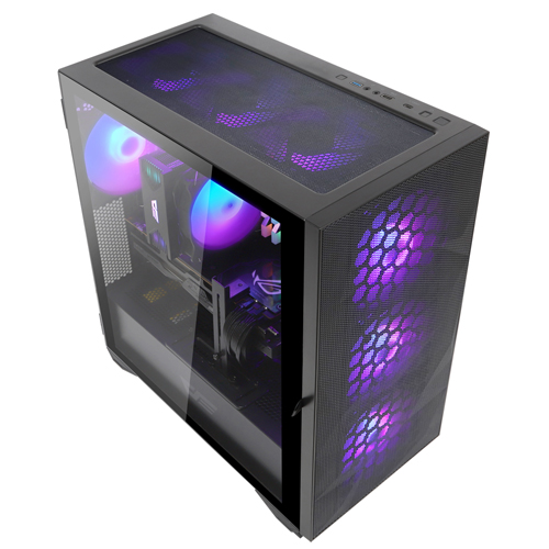 DarkFlash DLX21 RGB MESH 강화유리 (블랙)