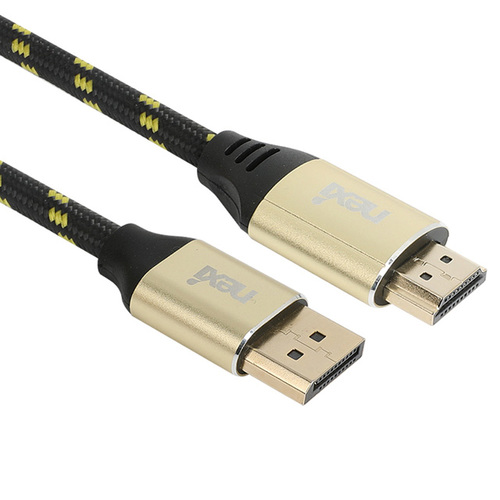 리버네트워크 NEXI 파인골드 DP to HDMI 변환 케이블 (NX979, 2m)