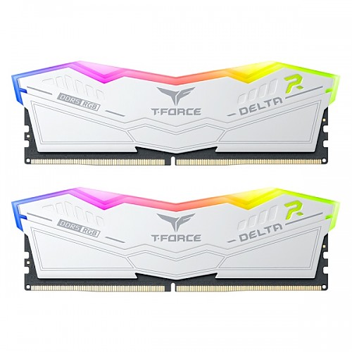TeamGroup T-Force DDR5-6400 CL40 Delta RGB 화이트 패키지 (32GB(16Gx2))