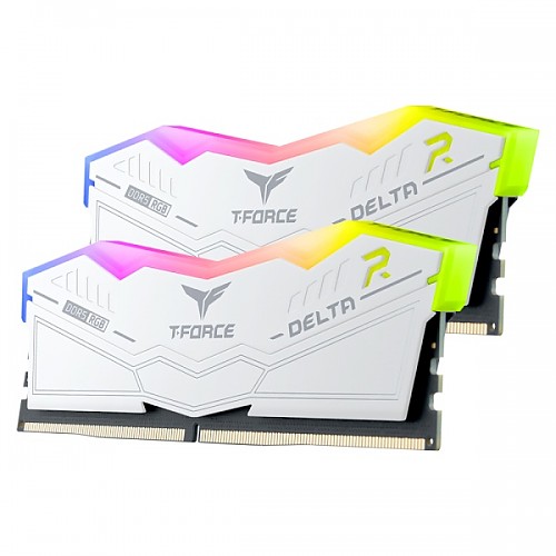 TeamGroup T-Force DDR5-6400 CL40 Delta RGB 화이트 패키지 (32GB(16Gx2))