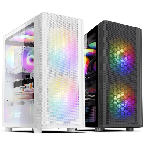 darkFlash DK360 MESH RGB 강화유리 (화이트)