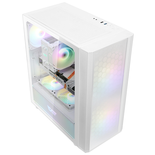 darkFlash DK360 MESH RGB 강화유리 (화이트)