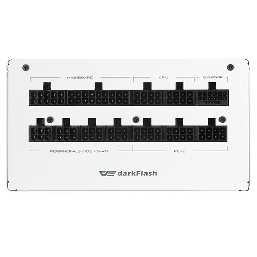 darkFlash UPMOST 1050W 80PLUS GOLD FULL MODULAR ATX3.0 (PCIE5) 화이트