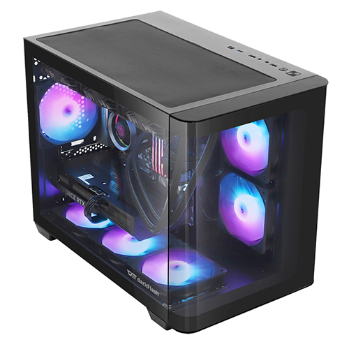 darkFlash DPW90M ARGB 강화유리 (블랙)